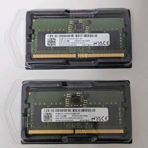 마이크론 노트북용 DDR5 5600 8gb 2개