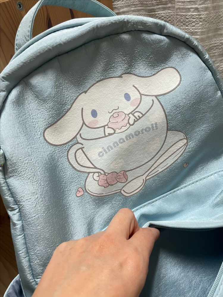 시나모롤 백팩 두가지(스티치즈 시나모롤 백팩 플러스사이즈)--9