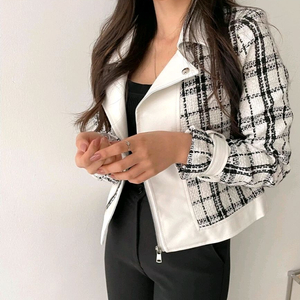 새상품 트위트 레더 라이더 가죽 자켓 봄 가을 44~55초