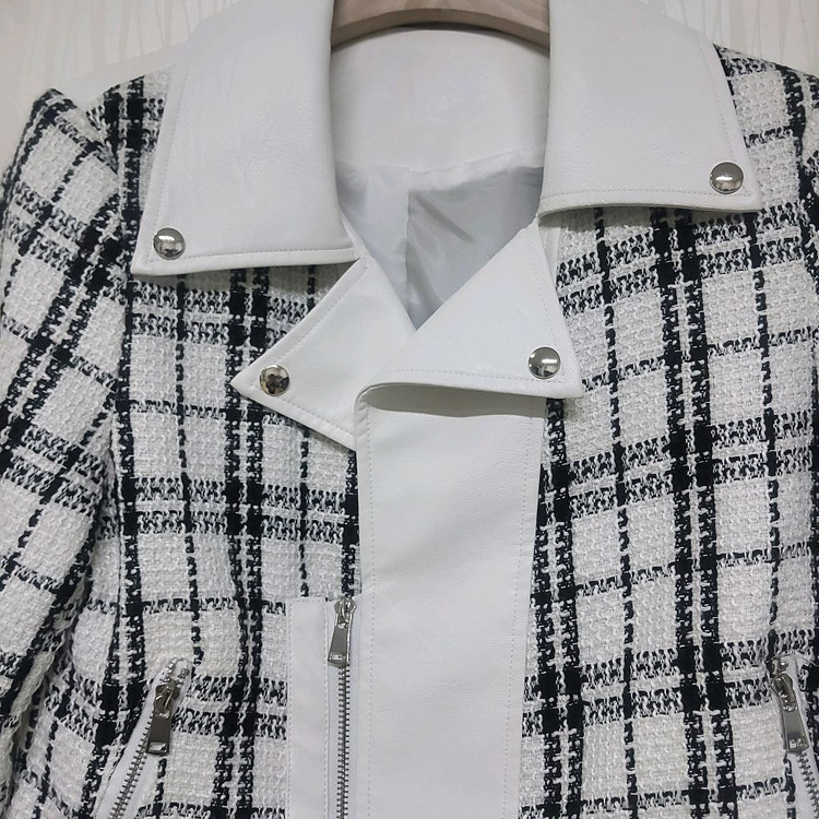 새상품 트위트 레더 라이더 가죽 자켓 봄 가을 44~55초--3