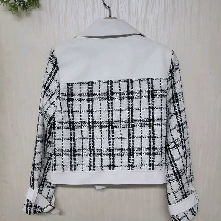 새상품 트위트 레더 라이더 가죽 자켓 봄 가을 44~55초--4