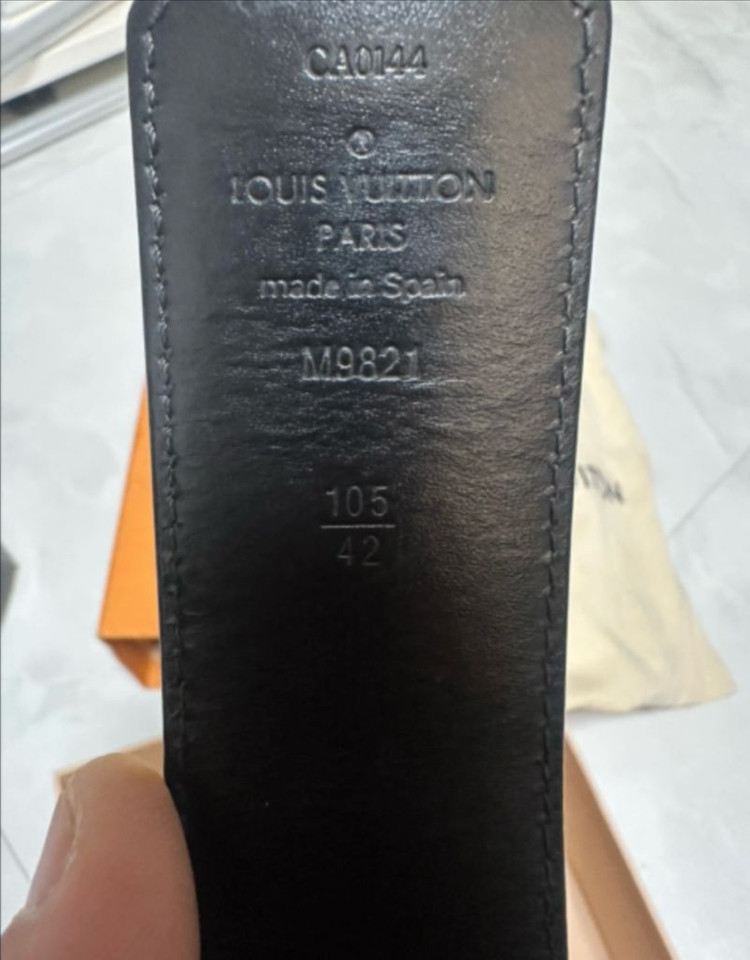 루이비통 정품벨트 42사이즈--1