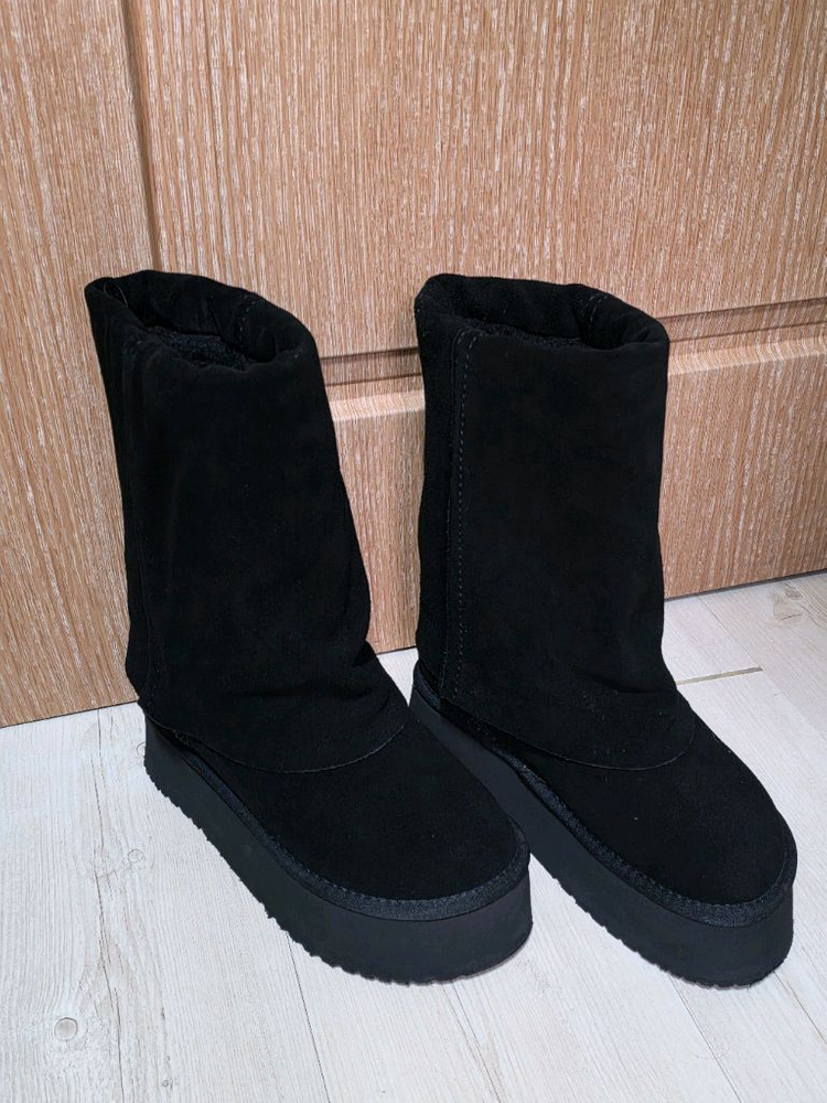 락피쉬 웨더웨어 폴디드 부츠 미들 240 블랙판매합니다--1