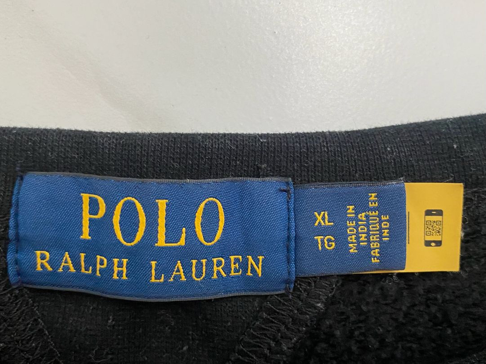 남성 폴로 기모 블랙 맨투맨 XL 사이즈 레드 포니 Polo Ralph Lauren 긴팔 셔츠--1
