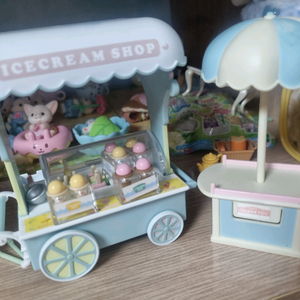 실바니안 올드 아이스크림샵 카트