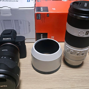 소니 A7M2 풀프레임 카메라, 탐론 28-75mm F/2.8, FE 70-200mm F4 렌즈 일괄