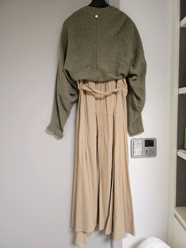 시스템 돌먼 드레스 원피스 볼레로 세트--7