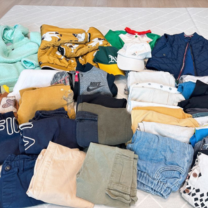 남아 겨울 여름 110-120사이즈 리미떼두두 베베드피노 타미힐피거 콜롬비아 블루독 캉골 등 50벌