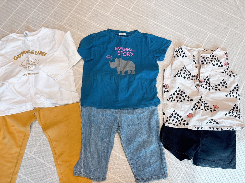 남아 겨울 여름 110-120사이즈 리미떼두두 베베드피노 타미힐피거 콜롬비아 블루독 캉골 등 50벌--7