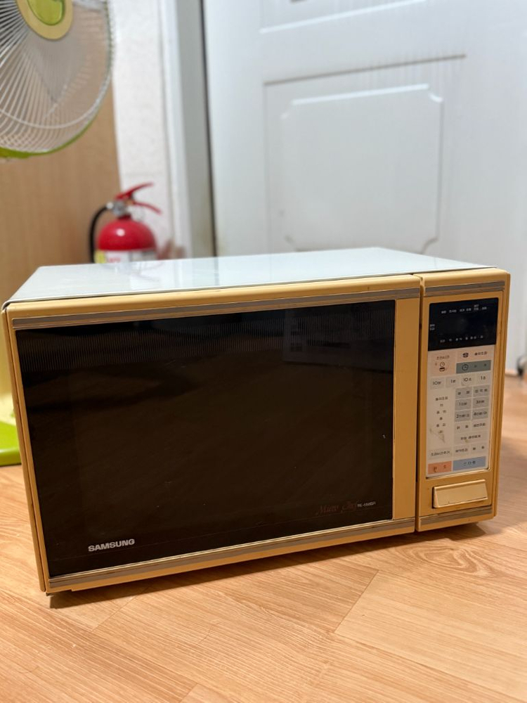 네고가능) 삼성 레트로 전자레인지 (정상작동)--0