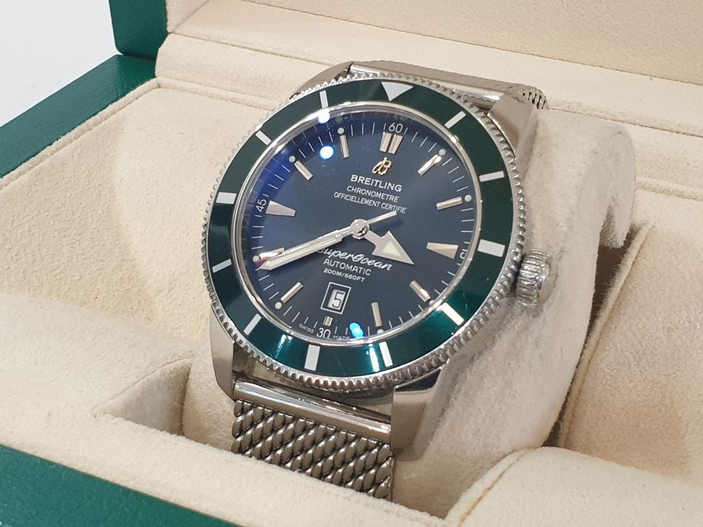 브라이틀링 슈퍼오션 헤리티지 그린--1