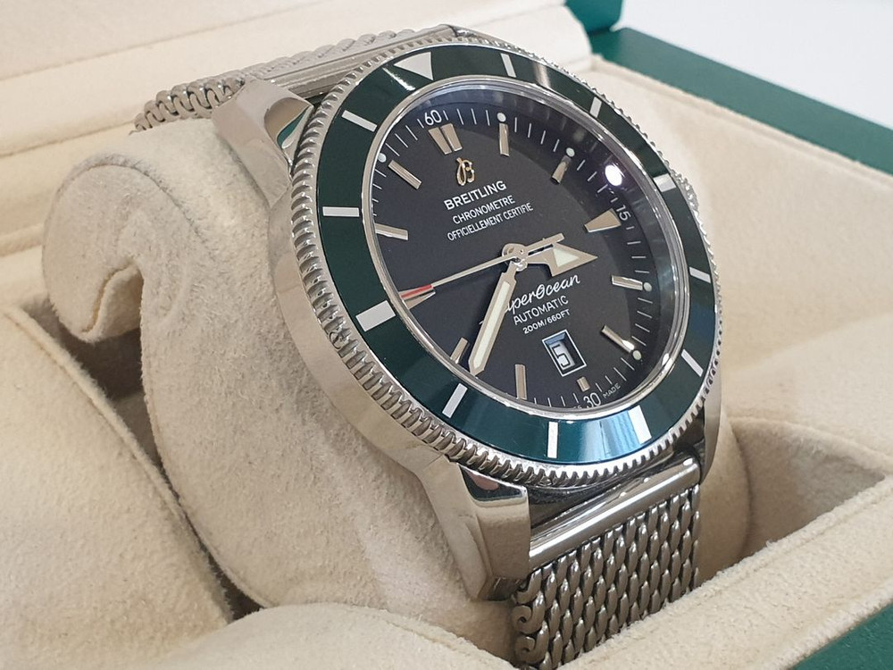 브라이틀링 슈퍼오션 헤리티지 그린--2