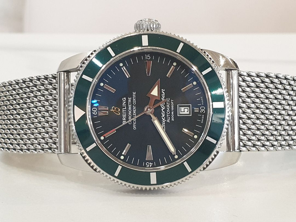 브라이틀링 슈퍼오션 헤리티지 그린--5