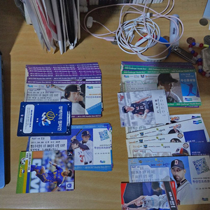 두산베어스 03-25시즌 지류티켓들