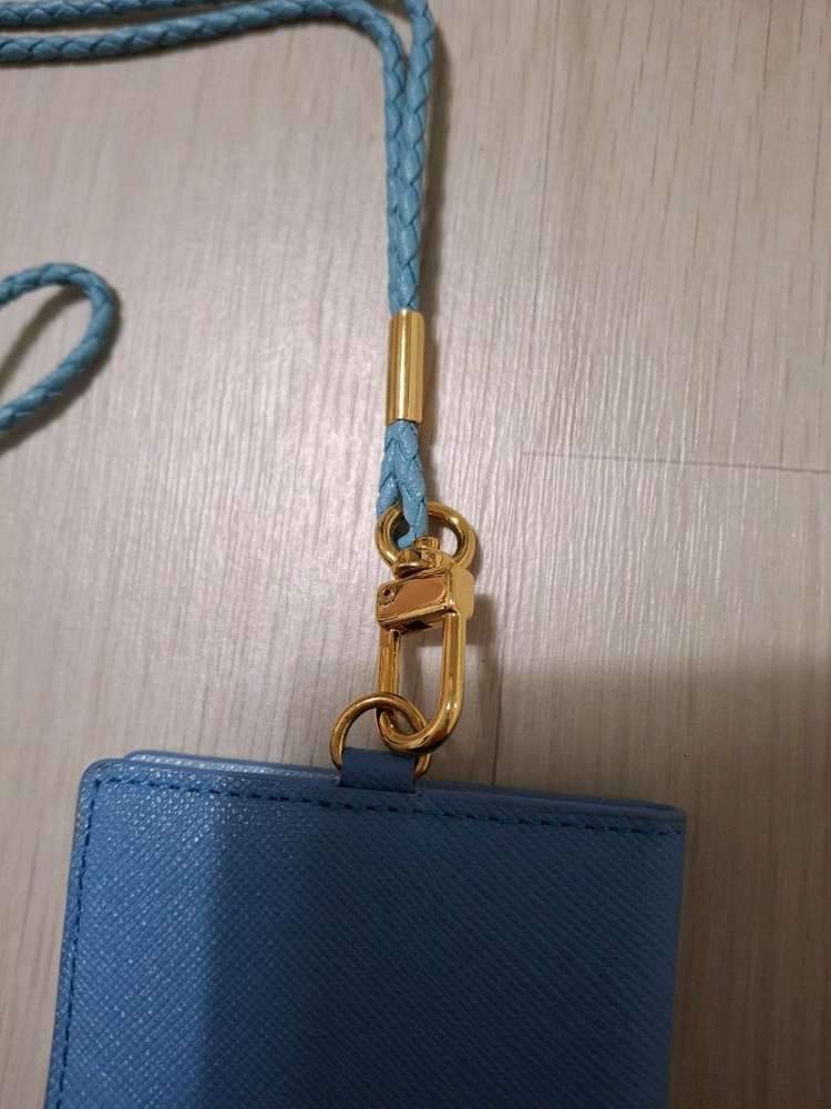 질스튜어트 블루 카드지갑,질스튜어트 하늘색 카드지갑--4