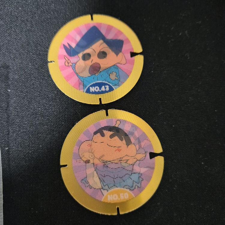 짱구 띠부씰 우표씰 렌티큘러칩 일괄--1