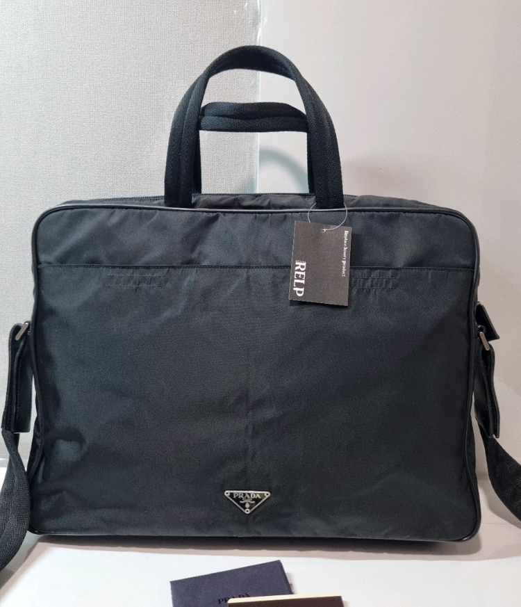 중고 프라다 브리프케이스 서류가방--3