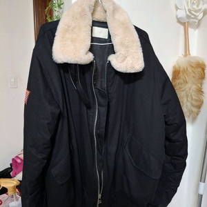 양털 카라 항공점퍼,블루종,패딩,항공점퍼,잠바,남녀공용,아우터,넥버클,무스탕