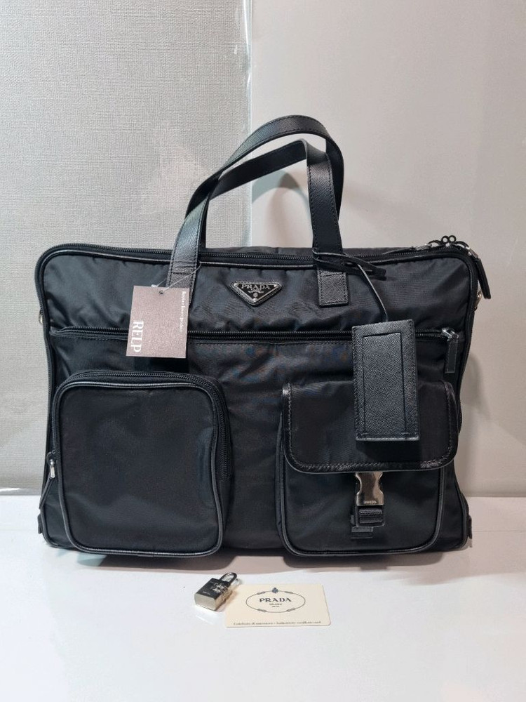 정품 프라다 브리프케이스 서류가방--2