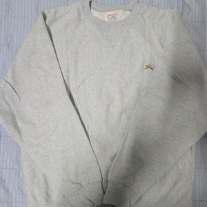 아웃스탠딩 MIGHTY TIGER LOGO 맨투맨 멜란지그레이 사이즈M+이스트로그 반팔 오렌지 사이즈L