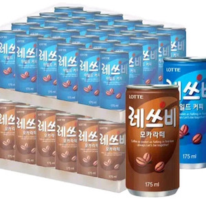 레쓰비 캔커피 혼합 175ML 60캔 모카라떼/마일드커피