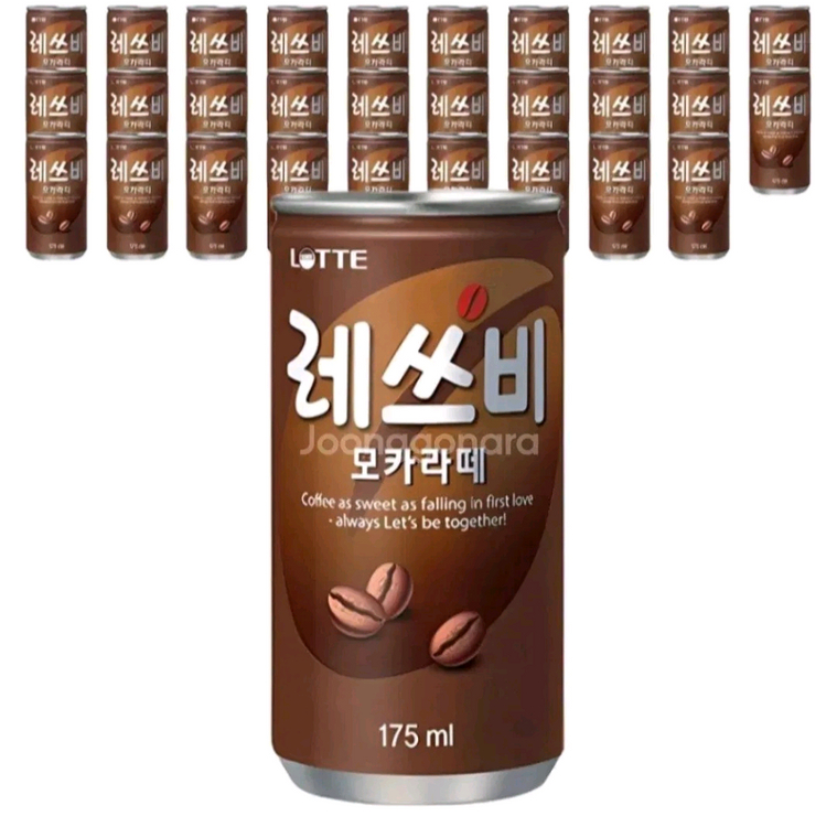 레쓰비 캔커피 혼합 175ML 60캔 모카라떼/마일드커피--3