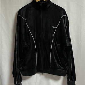 널디 오버핏 크롭 벨벳 져지 트랙탑 자켓 점퍼 L