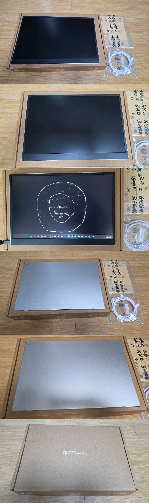 LG Gram view 휴대용 포터블 모니터 보조 듀얼모니터 16인치 판매합니다 (엘지 그램뷰)--0
