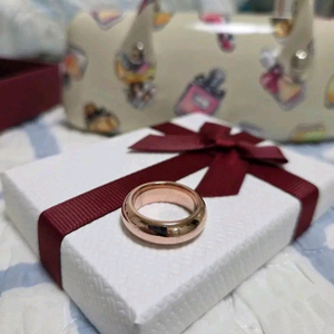 실버 은 반지 로즈골드