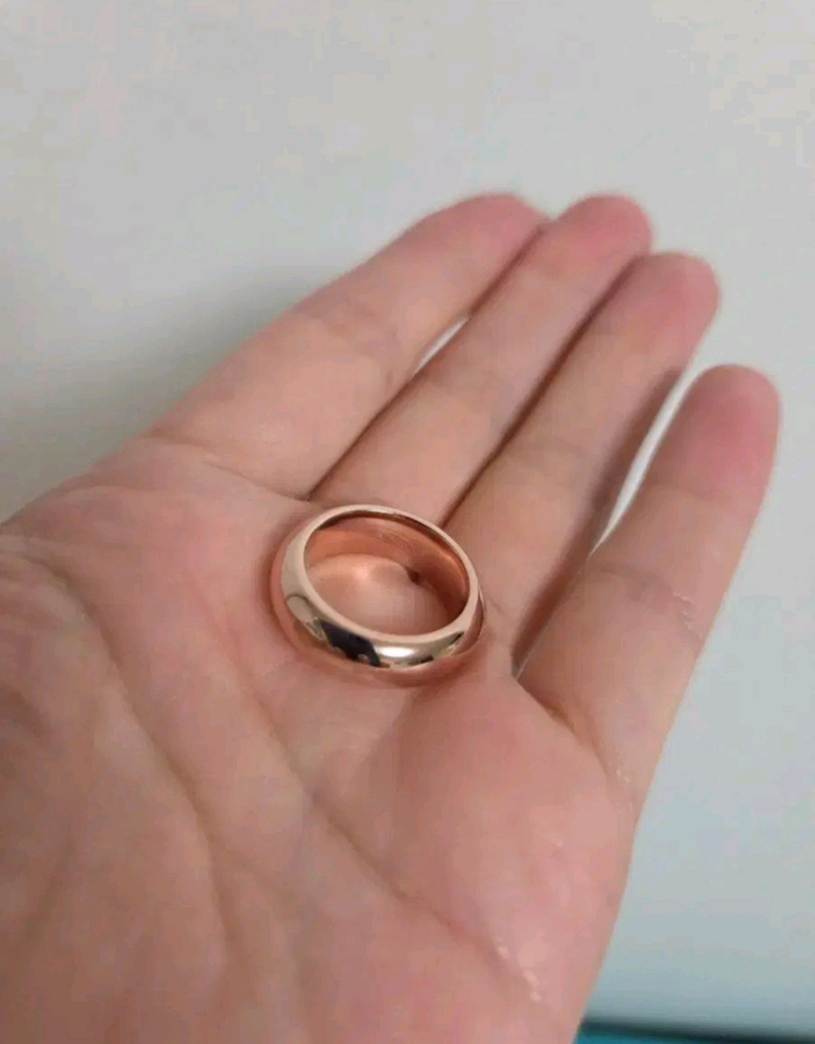 실버 은 반지 로즈골드--3