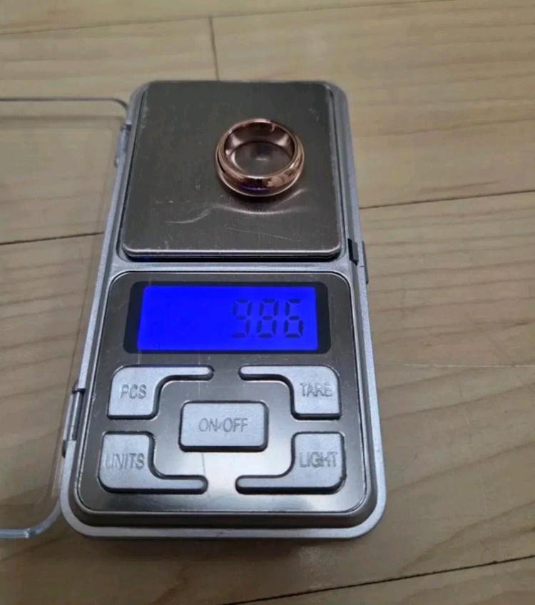 실버 은 반지 로즈골드--4