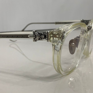 크롬하츠 SAC 크리스탈 클리어&앤틱실버 안경 [CRYS/AS] 이미지
