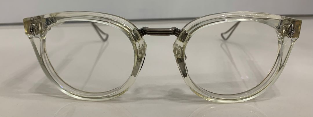 크롬하츠 SAC 크리스탈 클리어&앤틱실버 안경 [CRYS/AS] 이미지