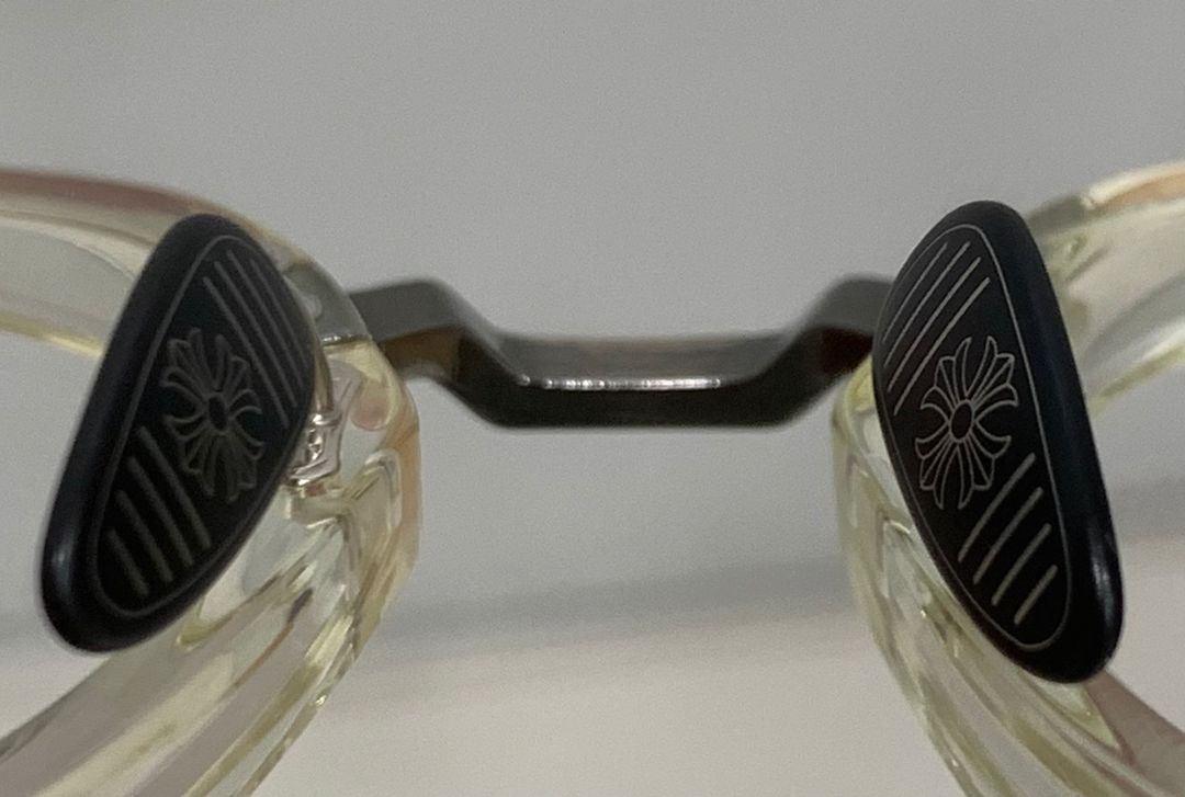 크롬하츠 SAC 크리스탈 클리어&앤틱실버 안경 [CRYS/AS] 이미지