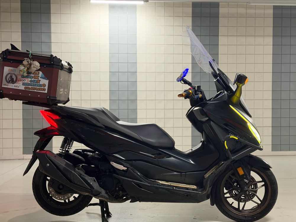 혼다 포르자350 25년식 배달대행풀셋팅 470만원(pcx,nmax,uhr,xmax)--2