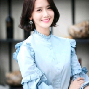 Maje 마쥬 러플 블라우스 하늘색 새상품 [새상품, 정품, 택 있음]