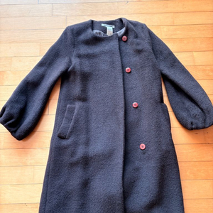 질샌더 울 알파카 코트