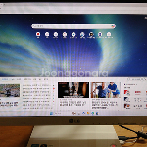 엘지 24인치 일체형 티브이 겸 컴퓨터 LG V32