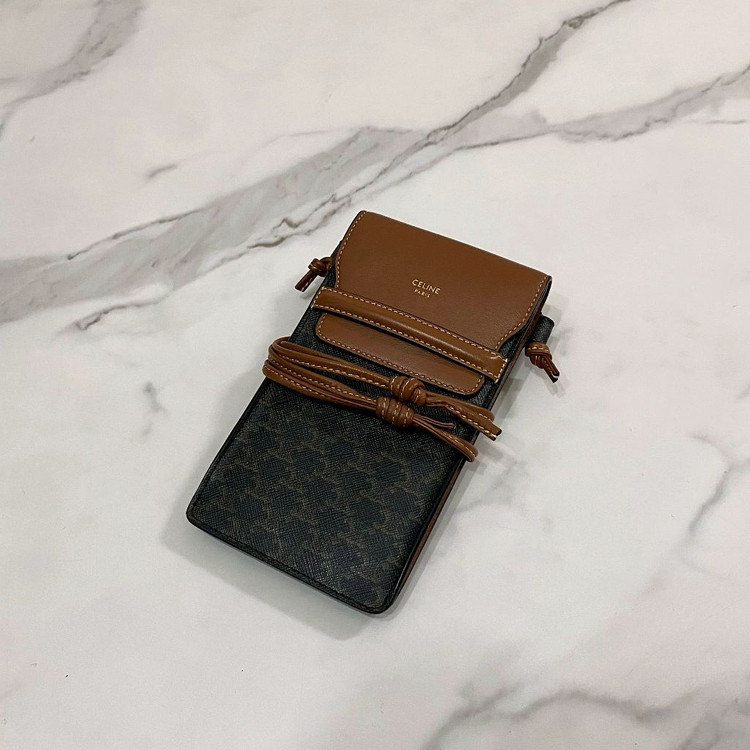 셀린느 트리옹프 캔버스 폰 파우치 휴대폰 미니백 10G332CQD04LU--2