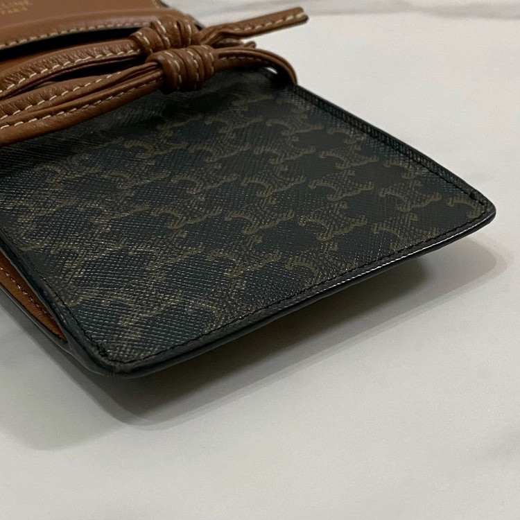 셀린느 트리옹프 캔버스 폰 파우치 휴대폰 미니백 10G332CQD04LU--7