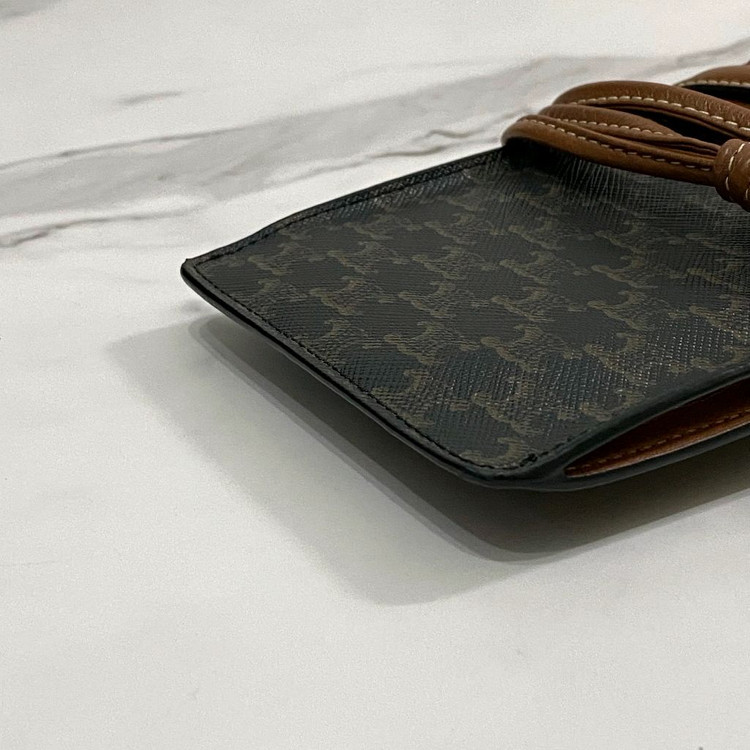 셀린느 트리옹프 캔버스 폰 파우치 휴대폰 미니백 10G332CQD04LU--8