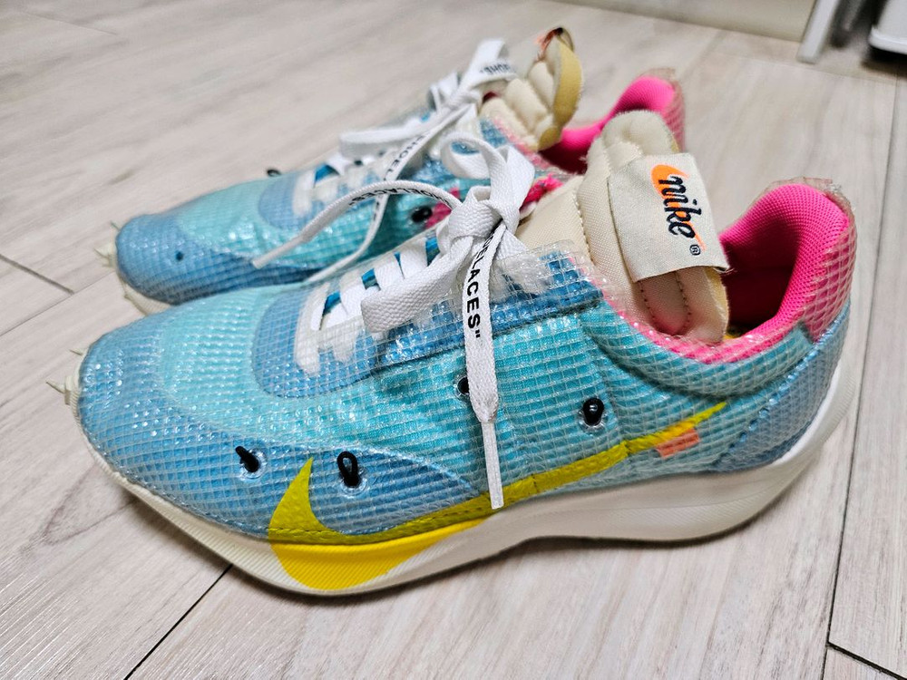 NIKE 나이키 x 오프화이트 베이퍼 스트릿 (폴러라이즈 블루) 8만에 팝니다. (240)--1