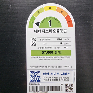 삼성 냉장고 RB30R4051B1