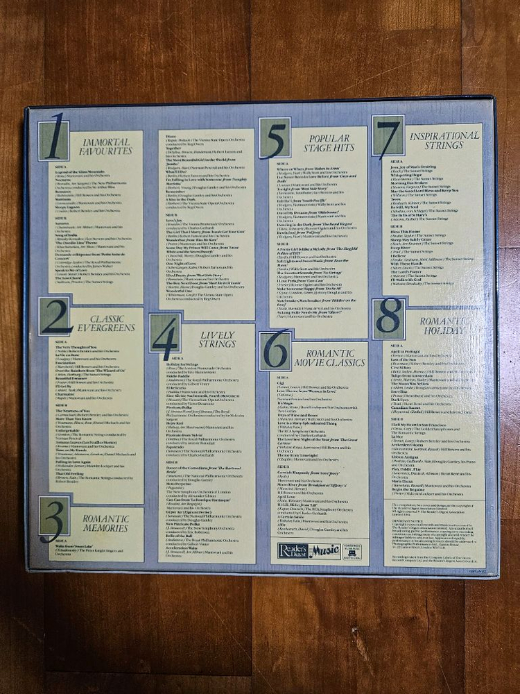 Romantic Strings LP 클래식 음반 세트--1