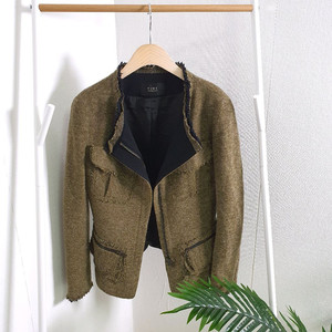한섬타임 트위드자켓(알파카양모혼방)
