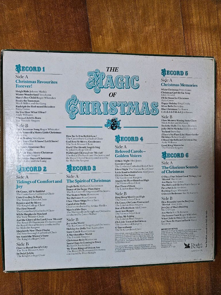 Readers Digest 크리스마스 캐롤 LP--1