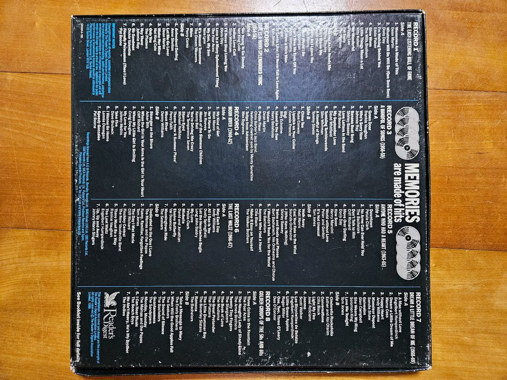 Readers Digest Memories LP 레코드판 이미지