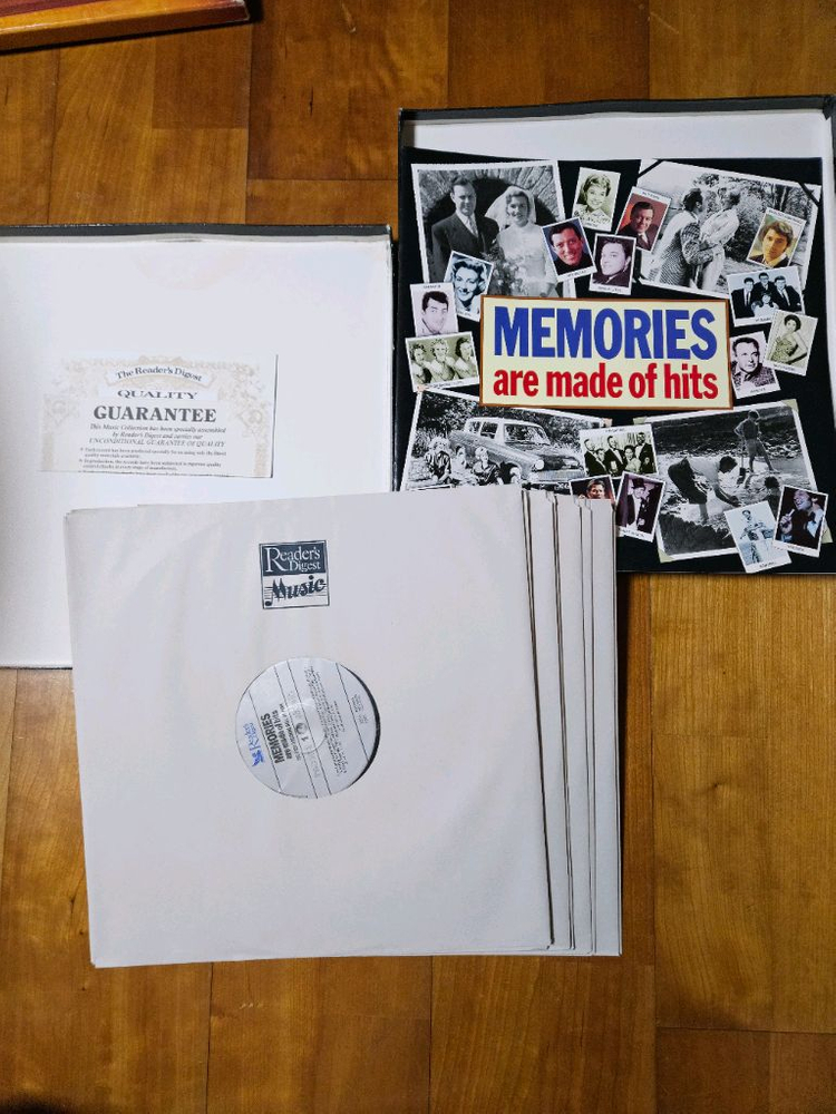 Readers Digest Memories LP 레코드판 이미지