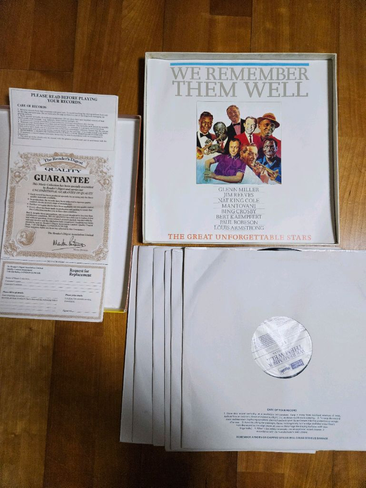 Readers Digest LP 음반 We Remember Them Well LP 8장--2