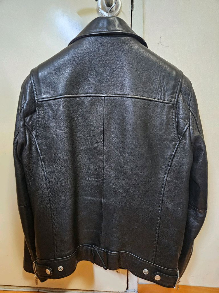 95 M ~ 100 L) 느와르 라르메스 BLACK LABEL BR8-4 더블라이더 레더자켓 이미지